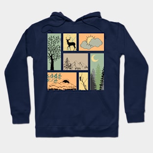 MULTISCAPE RETRO ART Hoodie